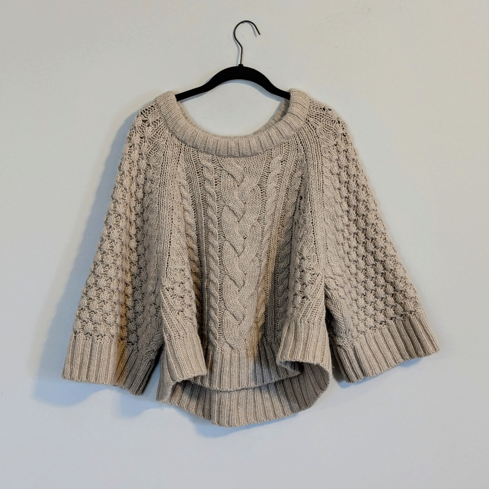Banana Republic Beige Italian Yarn Sweater